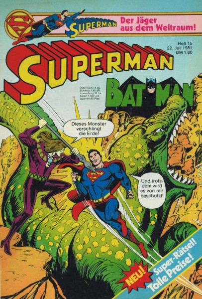 Superman 1981/ 15 (Z1), Ehapa