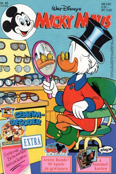 Micky Maus 1991/ 45 (Z0-1), Ehapa