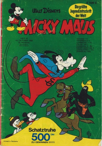 Micky Maus 1968/ 42 (Z2), Ehapa