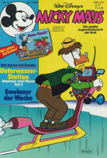 Micky Maus 1984/ 4 (Z0-1/1), Ehapa