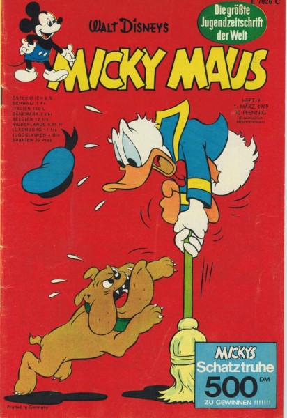 Micky Maus 1969/ 9 (Z1-), Ehapa