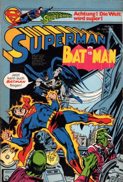 Superman 1980/ 13 (Z1), Ehapa
