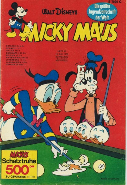Micky Maus 1969/ 29 (Z1-2), Ehapa