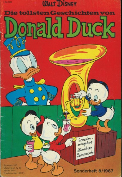 Die tollsten Geschichten von Donald Duck Sonderheft 8 (Z1-2), Ehapa