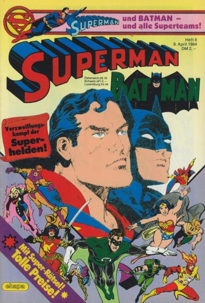 Superman 1984/ 8 (Z1, Sm), Ehapa