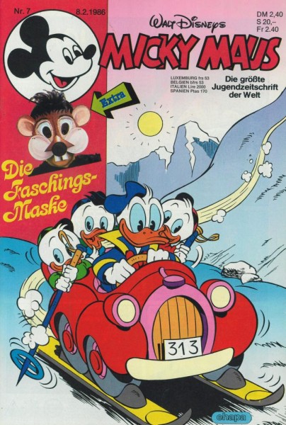 Micky Maus 1986/ 7 (Z0-1), Ehapa
