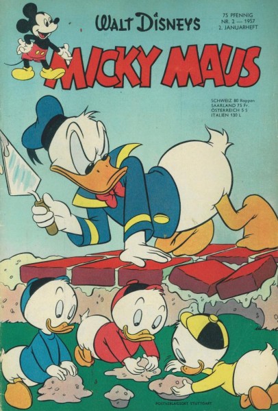 Micky Maus 1957/ 2 (Z1, R), Ehapa