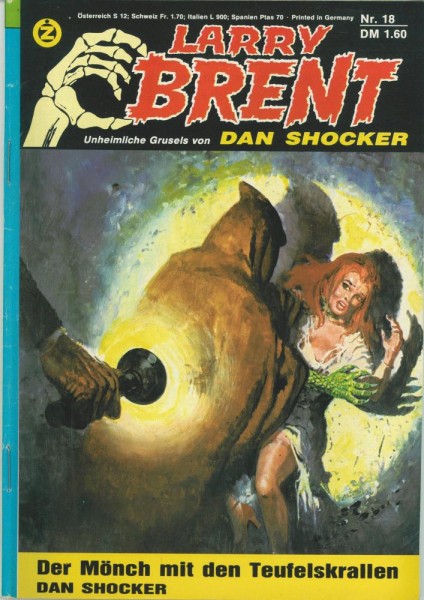 Larry Brent 18 (Z1), Zauberkreis-Verlag