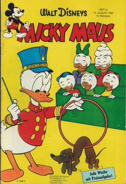 Micky Maus 1960/ 33 (Z1-2), Ehapa