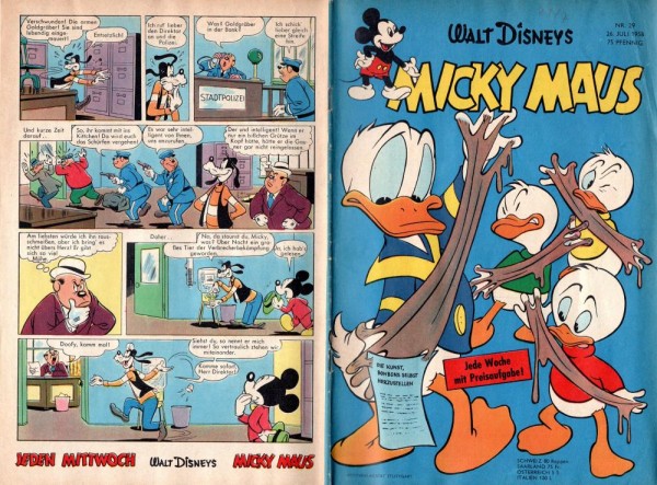 Micky Maus 1958/ 29 (Z1-2), Ehapa