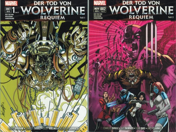 Der Tod von Wolverine Sonderband 1+2 (Z0), Panini