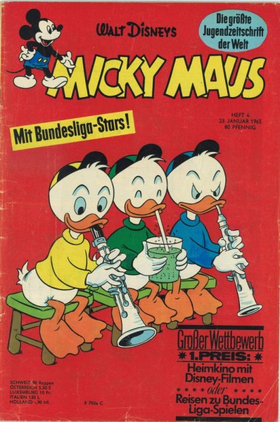 Micky Maus 1965/ 4 (Z1-2/2, Sm), Ehapa