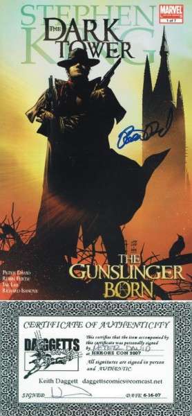 Stephen King, The Dark Tower - Gunslinger Born 1, signiert (Z0), Marvel