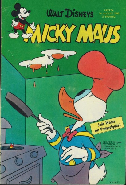 Micky Maus 1960/ 34 (Z1-2), Ehapa