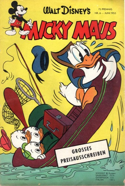 Micky Maus 1955/ 6 (Z1-2/2), Ehapa