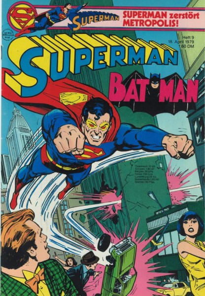 Superman 1979/ 9 (Z1-2, Sz), Ehapa