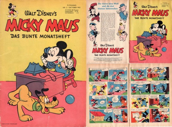 Micky Maus 1951/ 2 (Z1-2/2), Ehapa