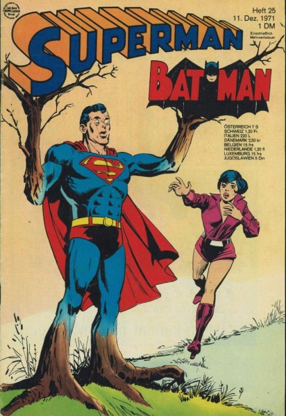 Superman 1971/ 25 (Z2, Sm), Ehapa