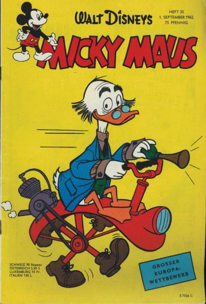Micky Maus 1962/ 35 (Z1), Ehapa