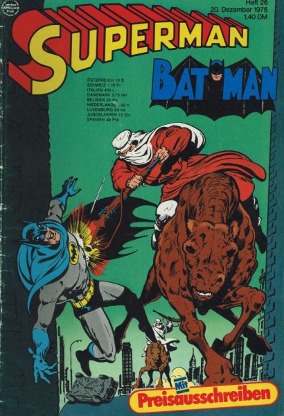 Superman 1975/ 26 (Z1-2, Sm), Ehapa