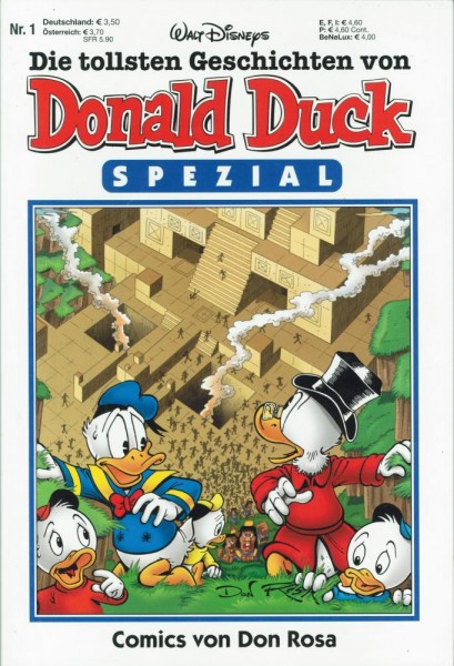 Die tollsten Geschichten von Donald Duck Spezial 1 (Z1), Ehapa