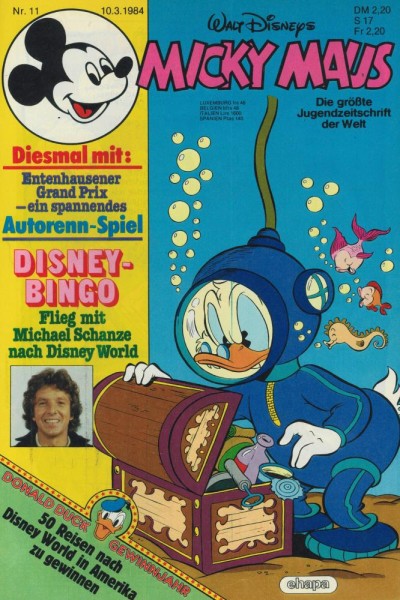 Micky Maus 1984/ 11 (Z0-1/1), Ehapa