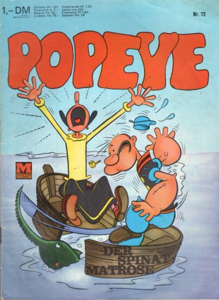 Popeye - Der Spinatmatrose 72 (Z2), Moewig
