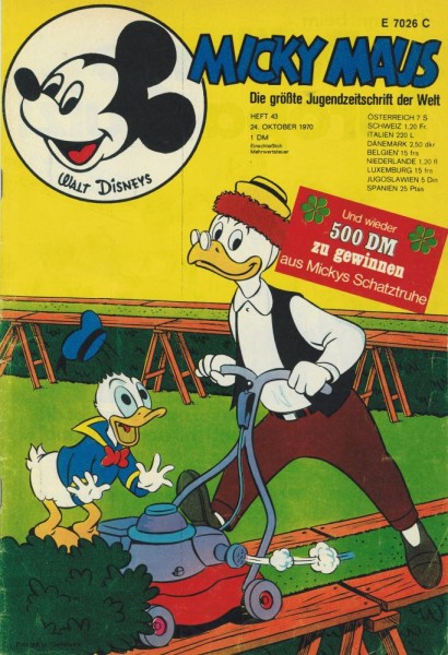 Micky Maus 1970/ 43 (Z1-), Ehapa