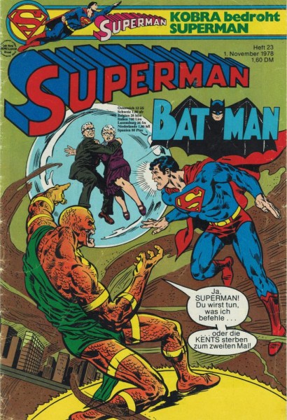 Superman 1978/ 23 (Z2), Ehapa