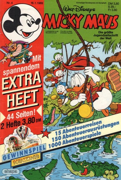 Micky Maus 1989/ 4 (Z0-1), Ehapa