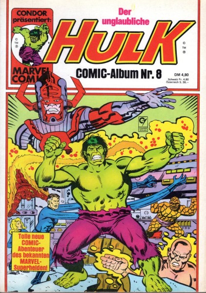 Der unglaubliche Hulk - Comic-Album 8 (Z1-), Condor