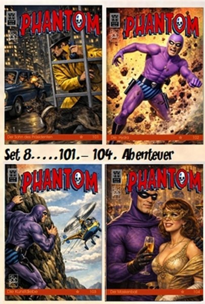Phantom 101.-104. Abenteuer, ECR-Verlag