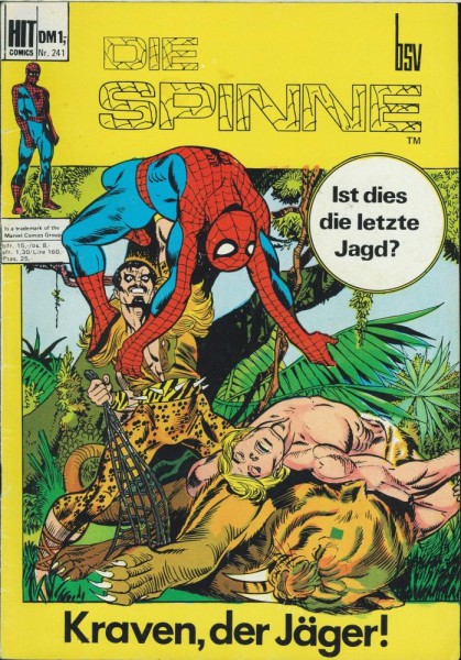 Hit Comics 241 - Die Spinne (Z1-), bsv