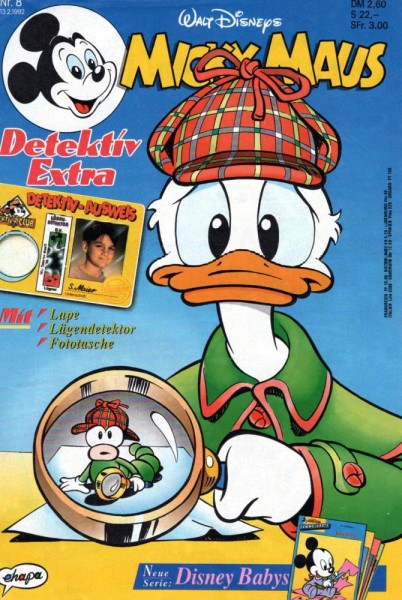 Micky Maus 1992/ 8 (Z0-1), Ehapa