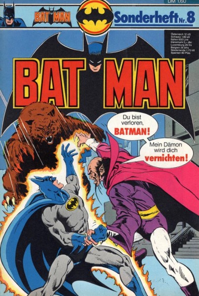 Batman Sonderheft 8 (Z1), Ehapa