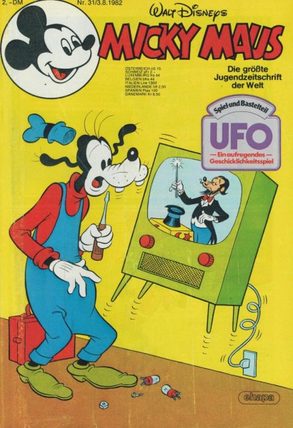 Micky Maus 1982/ 31 (Z1), Ehapa