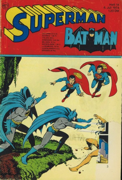 Superman 1974/ 14 (Z3, Sm), Ehapa
