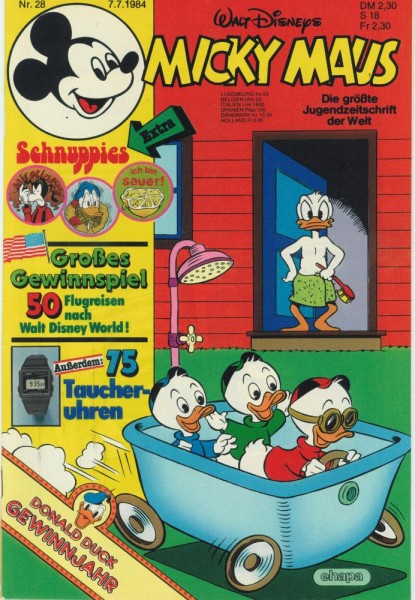 Micky Maus 1984/ 28 (Z1), Ehapa