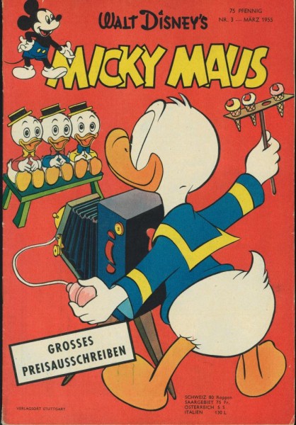 Micky Maus 1955/ 3 (Z1-2), Ehapa