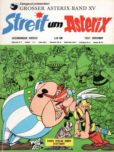 Asterix 15 (Z1, 1. Auflage), Ehapa