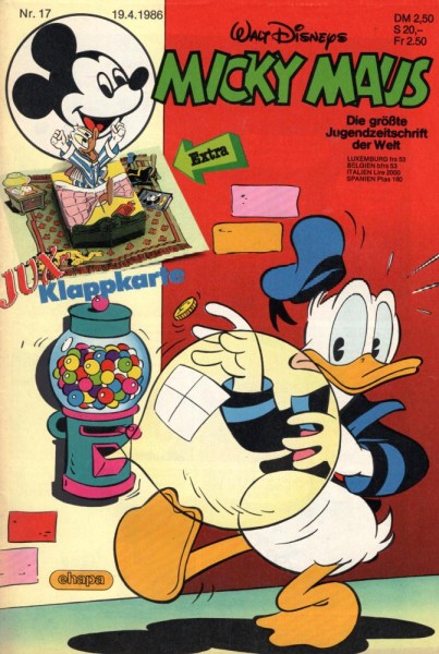 Micky Maus 1986/ 17 (Z0-1), Ehapa