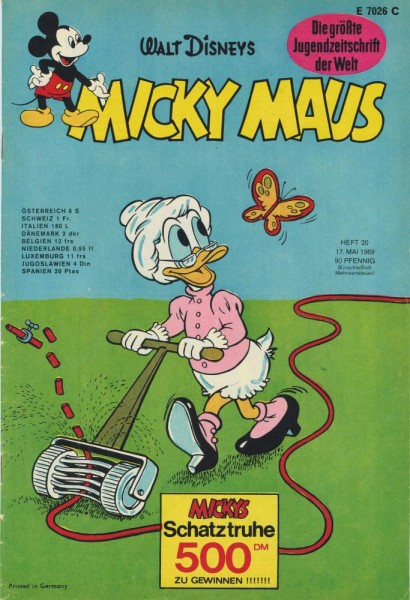 Micky Maus 1969/ 20 (Z1), Ehapa
