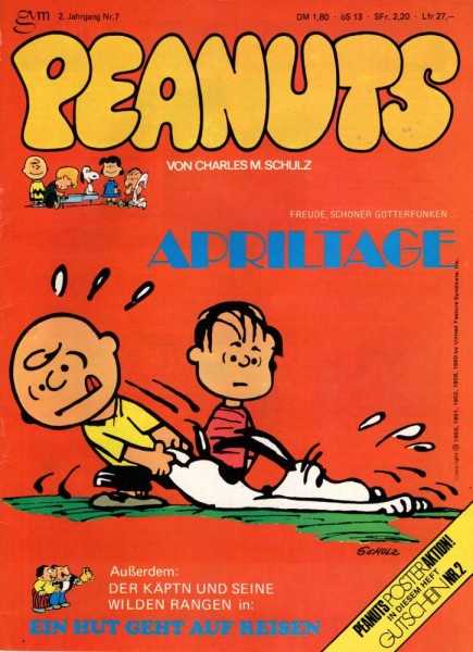 Peanuts 2. Jahrg. 7 (Z1-), gvm