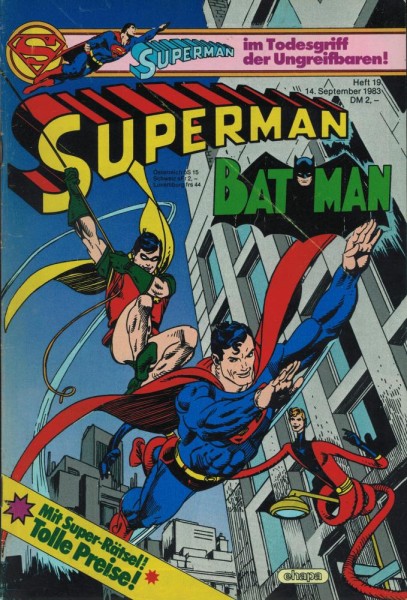 Superman 1983/ 19 (Z1-2), Ehapa