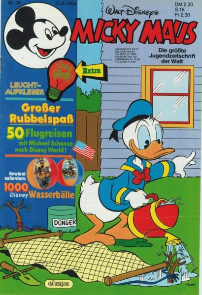 Micky Maus 1984/ 26 (Z1), Ehapa
