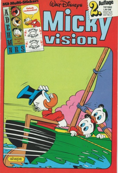 Mickyvision 2. Serie 1982 / 10 (Z1, 2.Aufl.), Ehapa