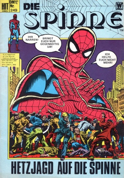 Hit Comics 249 - Die Spinne (Z1), bsv