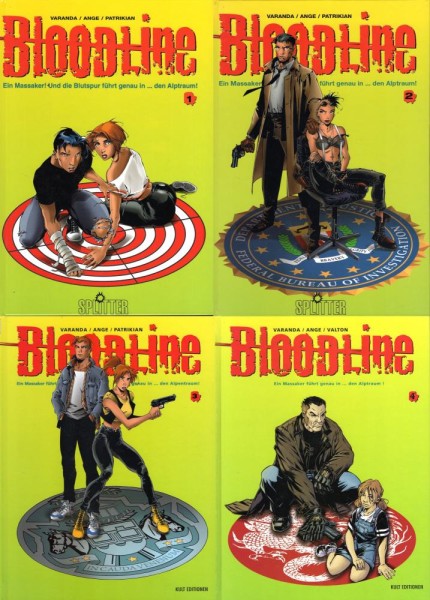 Bloodline 1-4 (Z0-1,1. Aufl.), Splitter, Kult