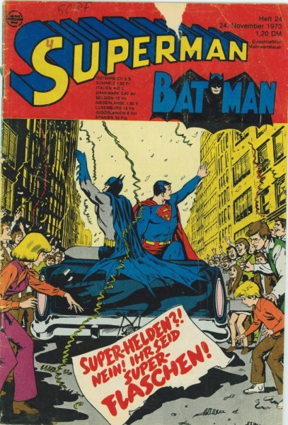 Superman 1973/ 24 (Z2, Sz, Sm), Ehapa