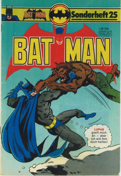 Batman Sonderheft 25 (Z2), Ehapa